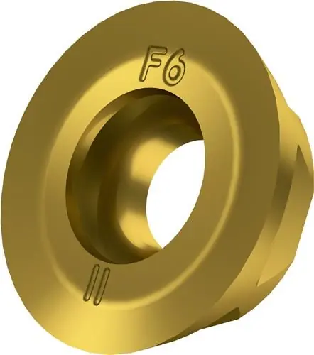 Fräswendeschneidplatte ISO RDGT 12T3M0ENF6-11:5020 Brutto-G.3,681g PVD beschich. Top-Angebot