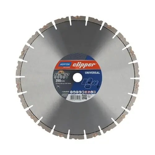 Heißes Angebot Diamanttrennscheibe D.350mm Bohr.25,4mm f.Tischsägen Seg.-B.3,1mm