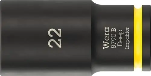 Online Kaufen Steckschlüsseleinsatz 8790 B Impaktor Deep 3/8 Zoll 22mm L.63mm WERA