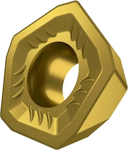 Fräswendeschneidplatte ISO PDMX 0905ZESR-R:M8330 D.5,5mm PVD beschichtet Gold Expressversand