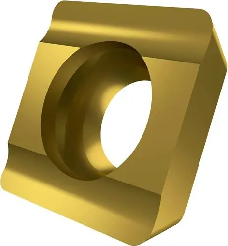 Fräswendeschneidplatte ISO SDEX 090308FN-74:M8330 D.4,4mm PVD beschichtet Gold Preisknaller