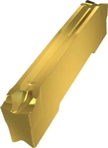 Knallerangebot Wendeschneidplatte ISO GL3-D300G02L12-PM:G8330 Breite 3mm PVD beschichtet Gold