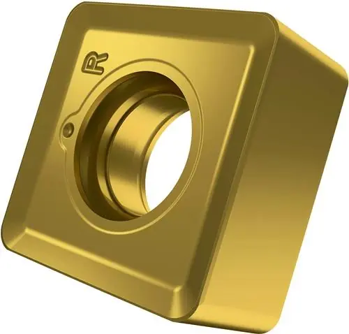 Begrenztes Angebot Fräswendeschneidplatte ISO SNGX 130512SN-M:M8340 D.5,9mm PVD beschichtet Gold