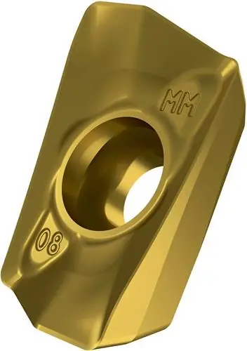 Fräswendeschneidplatte ISO ADMX 160608SR-MM:M6330 D.4,5mm PVD beschichtet Gold Finale Aktion
