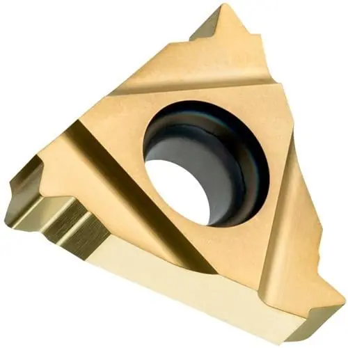 Gewindedreh-Wendeschneidplatte ISO TN 16EL190W:T8030 Innenkreis-D. 9,525mm PVD Finale Aktion