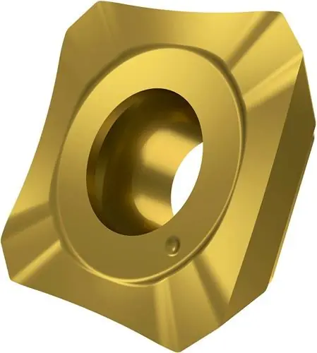 Fräswendeschneidplatte ISO SEET 09T3AFEN:M8330 D.3,5mm PVD beschichtet Gold Sichere Zahlung