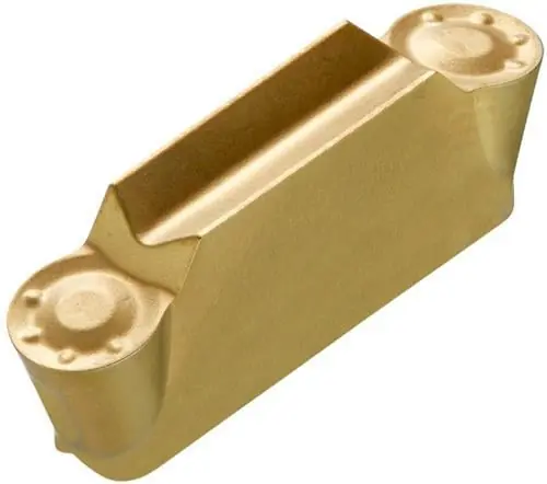 Drehwendeschneidplatte ISO LCMF 0416MO-MP:T8330 Tiefe 2mm PVD beschichtet Gold Neue Kollektion