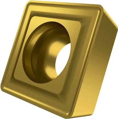 Nur Für Kurze Zeit Bohr-Wendeschneidplatte ISO SCET 060204-UD:D8330 D.2,9mm PVD beschichtet Gold