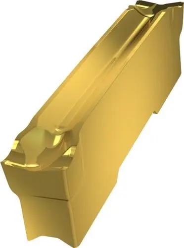 Wendeschneidplatte ISO GL4-D400M02-PM:G8330 Breite 4mm PVD beschichtet Gold Kostenloser Versand