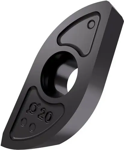 Fräswendeschneidplatte ISO ZP 32ER-FM:M8310 Bohrungs-D. 5,9mm PVD beschichtet Kostenloser Versand