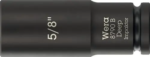 Billig Steckschlüsseleinsatz 8790 B Impaktor Deep 3/8 Zoll 5/8 Zoll L.63mm WERA