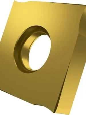 Solange Der Vorrat Reicht Wendeschneidplatte ISO SNHQ 1203AZEN:M8340 D. 5mm PVD beschichtet Farbe Gold