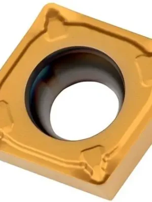 Neue Kollektion Drehwendeschneidplatte ISO CCMT 060202E-UR:TT310 D.2,8mm PVD beschichtet Gold