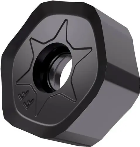 Fräswendeschneidplatte ISO HNGX 0906ANSN-F:M8340 D.4,9mm PVD beschichtet Gold Sofort Bestellen