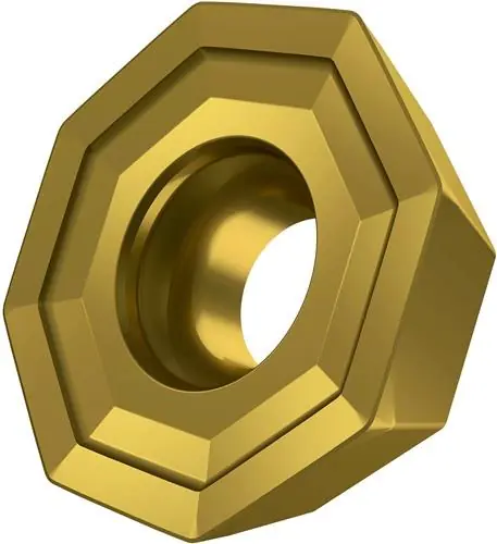 Fräswendeschneidplatte ISO ODMT 0605ZZN:M8330 D.5,5mm PVD beschichtet Farbe Gold Gratis Versand