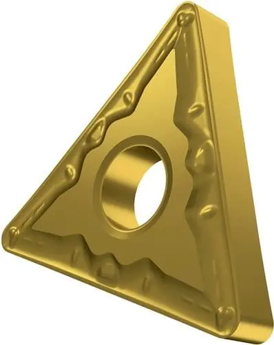 Top-Angebot Drehwendeschneidplatte ISO TNMG 160408E-FM:TT310 D.3,81mm PVD beschichtet Gold
