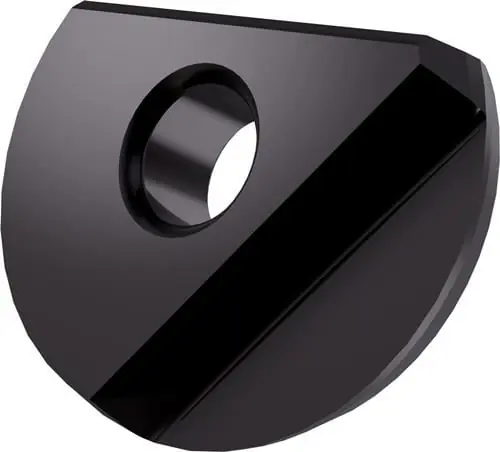 Neue Ware Fräswendeschneidplatte ISO PPH 2500-CL1:2003 D.6mm PVD beschichtet Lila-Schwarz