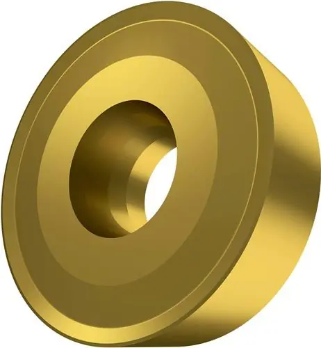 Drehwendeschneidplatte ISO RCMX 2006MOS-341:6640 D.6,5mm MT-CVD beschichtet Gold Schnäppchen