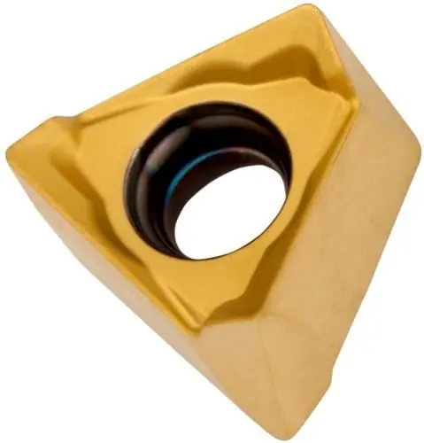 Kostenfreie Lieferung Fräswendeschneidplatte ISO TNGX 100416SR-M:M8340 D.2,8mm PVD beschichtet Gold