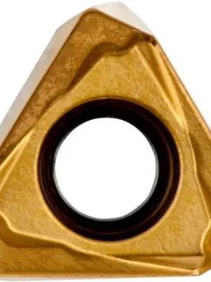 Angebot Fräswendeschneidplatte ISO TNGX 100408SR-F:M6330 D.2,8mm PVD beschichtet Gold