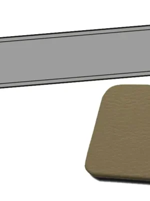 Verkleidung Heckklappe beige, passend für Typ 3 Variant, Bj. 1968-73 Preis Gesenkt
