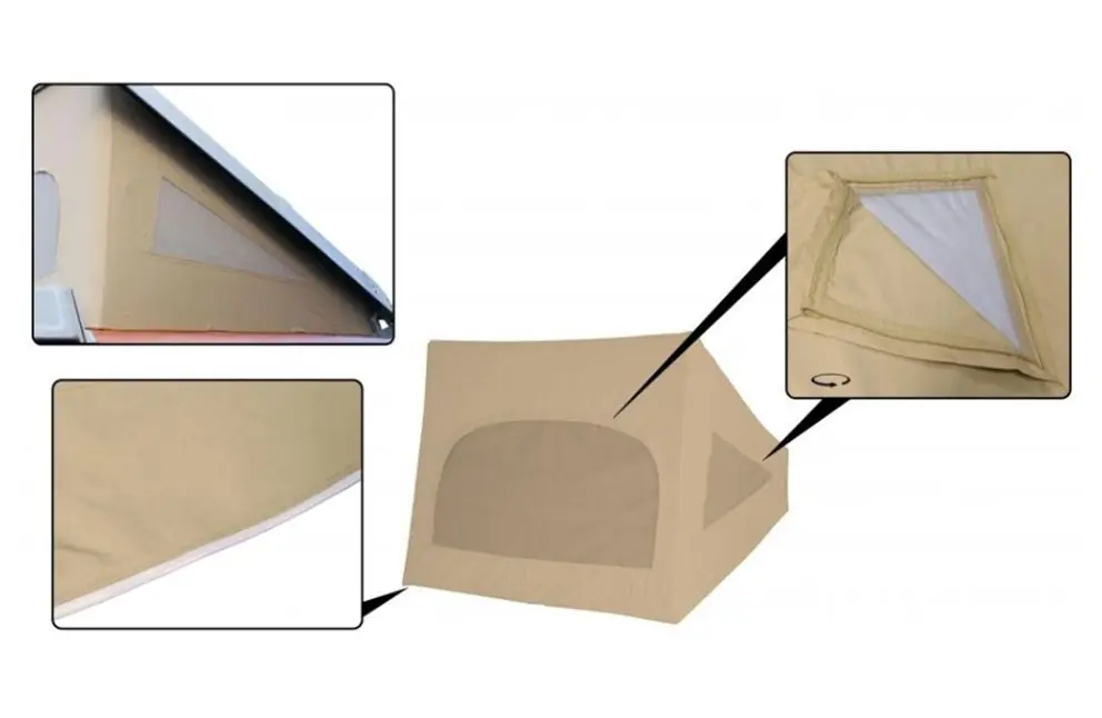 Mega-Angebot Zelt für Westfalia Hubdach / Klappdach, passend für Modelle von 08/73-07/79, beige