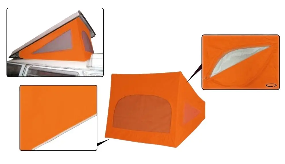 Sichere Zahlung Zelt Westfalia Hubdach / Klappdach, passend für Modelle von 08/67-07/73, orange