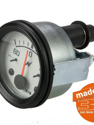 Zusatzinstrument, Amperemeter (60A), weiß, Ø52mm Sonderangebot