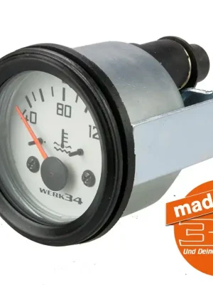 Zusatzinstrument, Wassertemperatur (40~120°C), weiß, Ø52mm Super-Preis