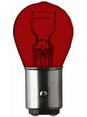 Zweifaden-Glühlampe, 12V 21/5 Watt, rot, Sockel Baw 15d Geprüft