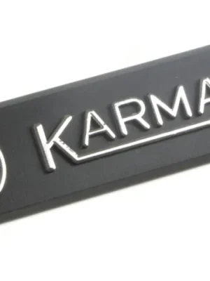 "Karmann" Emblem, seitlich am Kotflügel, passend für Golf I Cabrio Online Kaufen