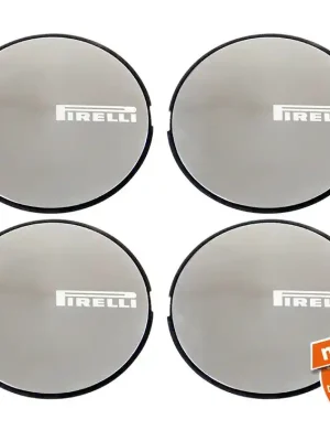4er Satz Felgendeckel, passend für Pirelli Felge 6x14, poliert mit Schriftzug Preiswert