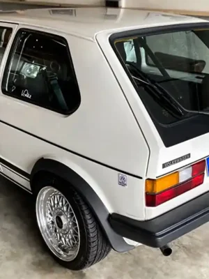 7-teiliger Zierstreifen-Satz, passend für Golf I GTI, passend für 2 und 4-Türer Echt