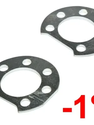 Abverkauf Adapterplatten Set für Sturtzverstellung an der Hinterachse -1°