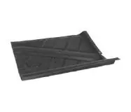 Aktuell Bodenblech Golf II hinten, links