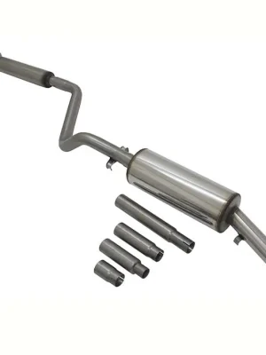 Schnäppchen Novus Sportauspuff Anlage, 55mm, 1x60mm, passend für Golf I + Scirocco I