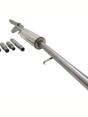 Novus Sportauspuff Anlage, 55mm, 1x60mm, passend für Jetta I Kostenloser Rückversand