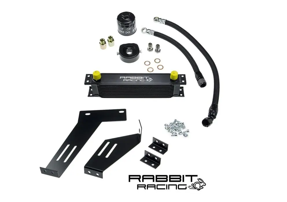 Rabbit Racing Ölkühlerset, komplettkit Plug&Play, passend für Golf I Nur Für Kurze Zeit